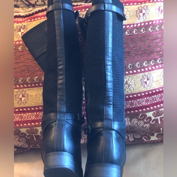 Cloudwalkers By Avenue Black Wide Calf Boots .Woman’s Size 9 1/2 W - Picture 14 of 16